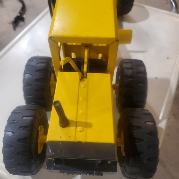 Vintage 70's TONKA MR-970 Road Grader Metal Yellow Construction Toy Vehicle 18” - Picture 8 of 12